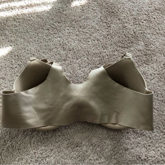 Soma Vanishing Back Full Coverage Front Close Bra 42C Nude Tan - Picture 4 of 9
